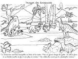 Coloriage Volcan Dinosaure Coloriage   Imprimer Imagier Des Dinosaures