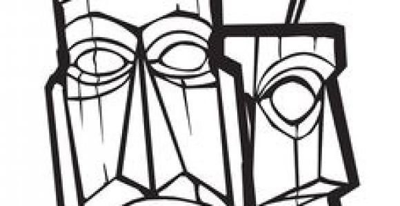 Coloriage Volcan En éruption Hawaiian Tiki Clip Art Clipart Panda Free Clipart