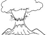 Coloriage Volcans Imprimer Coloriage Volcan En éruption