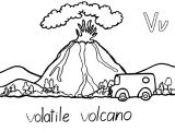 Coloriage Volcans Imprimer Volcan 39 Nature – Coloriages   Imprimer