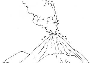 Coloriage Volcans Imprimer Volcan 52 Nature – Coloriages   Imprimer
