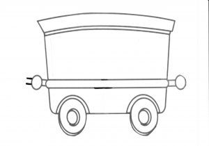 Coloriage Wagon De Train Calendrier Perpétuel Petit Train