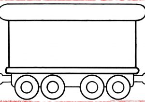 Coloriage Wagon De Train Wagon à Colorier