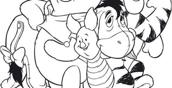 Coloriage Winnie Et Ses Amis 12 Intelligent Winnie Tigrou Porcinet Bourriquet Pics