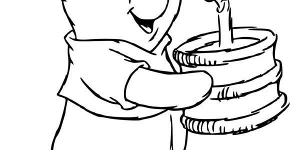 Coloriage Winnie L Ourson à Imprimer Gratuit 35 Fantaisie Décor Coloriage De Gateau D Anniversaire A Imprimer