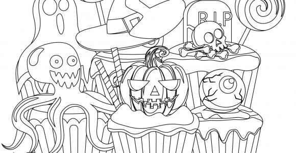 Coloriage Winx A Imprimer Saison 4 Coloriage De Cupcake Halloween   Imprimer