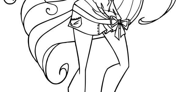 Coloriage Winx Club à Imprimer Frais Dessin   Colorier Winx Club – Mademoiselleosaki