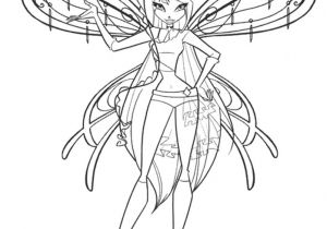 Coloriage Winx Club Enchantix Coloriage De Winx Bloomix A Imprimer