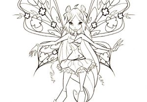 Coloriage Winx Club Enchantix Coloriage De Winx Bloomix A Imprimer