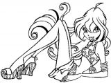 Coloriage Winx En Ligne Coloriage Winx Bloom En Ligne Gratuit   Imprimer