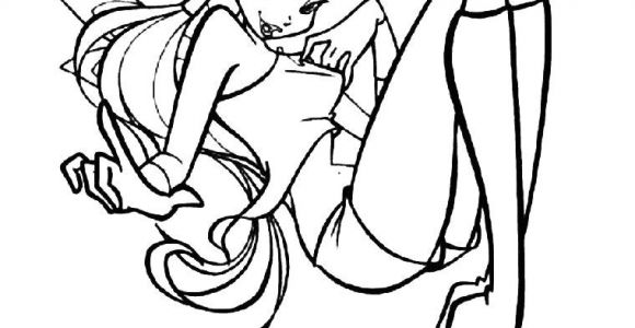 Coloriage Winx En Ligne Coloriage Winx Sirene Dessin