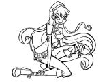 Coloriage Winx En Ligne Coloriage Winx Stella Dessin