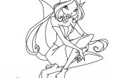 Coloriage Winx En Ligne Coloriages Coloriage Flora Fr Hellokids