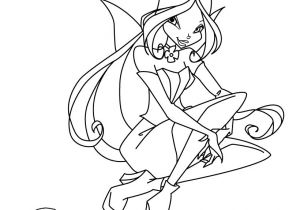 Coloriage Winx En Ligne Coloriages Coloriage Flora Fr Hellokids