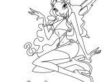 Coloriage Winx En Ligne Coloriages Layla   Colorier Fr Hellokids
