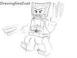 Coloriage Wolverine Lego How to Draw Lego Wolverine