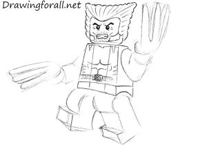 Coloriage Wolverine Lego How to Draw Lego Wolverine