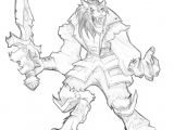 Coloriage World Of Warcraft Warcraft Jeux Vidéos – Coloriages   Imprimer