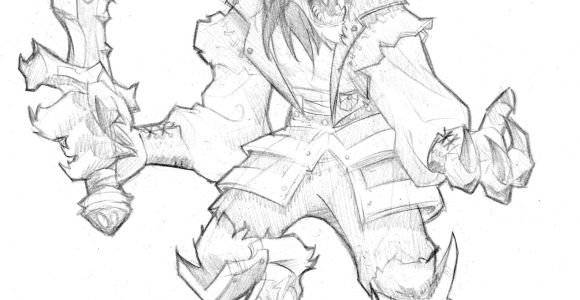 Coloriage World Of Warcraft Warcraft Jeux Vidéos – Coloriages   Imprimer