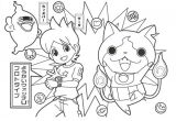 Coloriage Yokai Watch 2 Coloriages   Imprimer Des Personnages Fascinants De Yo Kai Watch