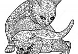 Coloriage Zen Chat à Imprimer Coloriages Mandala Chiens Adultes Mandala De Chat Apsip