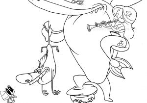 Coloriage Zig Et Sharko Zig and Sharko Coloring Pages