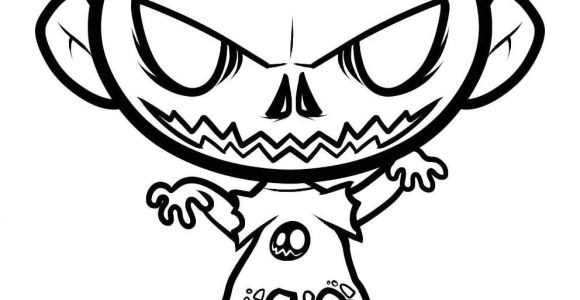 Coloriage Zombie à Imprimer Dessin Facile Zombie
