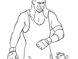Coloriages Catcheurs A Imprimer John Cena Easy Coloring Pages