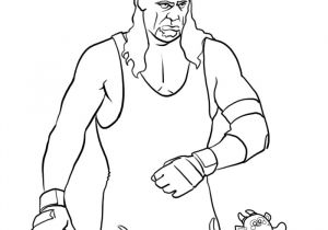 Coloriages Catcheurs A Imprimer John Cena Easy Coloring Pages