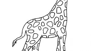 Coloriages D Animaux De La Savane Dessin   Colorier D Une Belle Girafe …