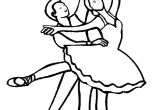Coloriages De Ballerina Un Couple De Danseurs Dans Leur Magnifique Costume Entrain D
