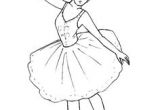 Coloriages De Ballerina Une Danseuse étoile En Train D Executer Une Belle Figure   Colorier