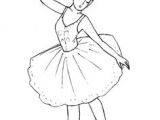 Coloriages De Ballerina Une Danseuse étoile En Train D Executer Une Belle Figure   Colorier