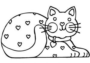 Coloriages De Chats A Imprimer Gratuits Funny Chat 2000