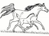 Coloriages De Chevaux A Imprimer Gratuit Coloriage Cheval Et Poulain Au Galop Dessin Gratuit à Imprimer