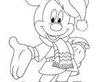 Coloriages De Noel Disney Coloriage Mickey Mouse Noel à Colorier Dessin Gratuit à