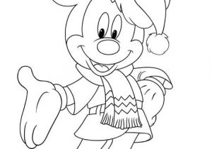 Coloriages De Noel Disney Coloriage Mickey Mouse Noel à Colorier Dessin Gratuit à