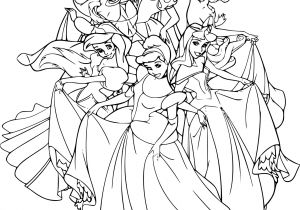 Coloriages Disney à Imprimer Unique Coloriage Disney Princesses