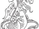 Coloriages Dragons à Imprimer Dessin Dragon Feroce