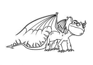 Coloriages Dragons à Imprimer Dessin Dragon Feroce