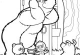 Coloriages Masha Et Michka Coloriage Masha and the Bear Page Download Gambar Sketch