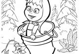 Coloriages Masha Et Michka Coloriage Masha Et Michka Saute Et Samuse Jecolorie