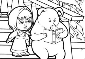 Coloriages Masha Et Michka Coloriage Masha Michka A Imprimer Coloriage Masha Et