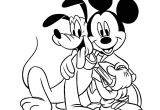 Coloriages Mickey Gratuits Imprimer Mickey Pluto 2 Coloriage Mickey Et Ses Amis Coloriages