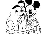 Coloriages Mickey Gratuits Imprimer Mickey Pluto 2 Coloriage Mickey Et Ses Amis Coloriages