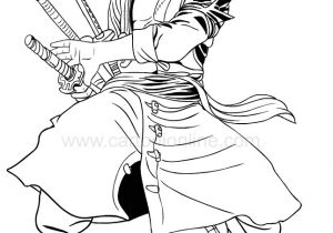 Coloriages One Piece Zoro Coloriage De Roronoa Zoro Di E Piece