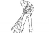 Coloriages One Piece Zoro Roronoa Zoro Est Un Coloriage De E Piece