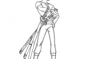 Coloriages One Piece Zoro Roronoa Zoro Est Un Coloriage De E Piece