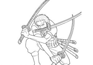Coloriages One Piece Zoro Zoro épéiste Est Un Coloriage De E Piece