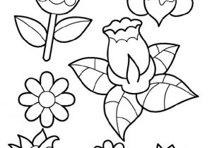 Coloriages Sur Les Fleurs Pour Enfant Coloriage Printemps Maternelle Enfant Fleurs soleil